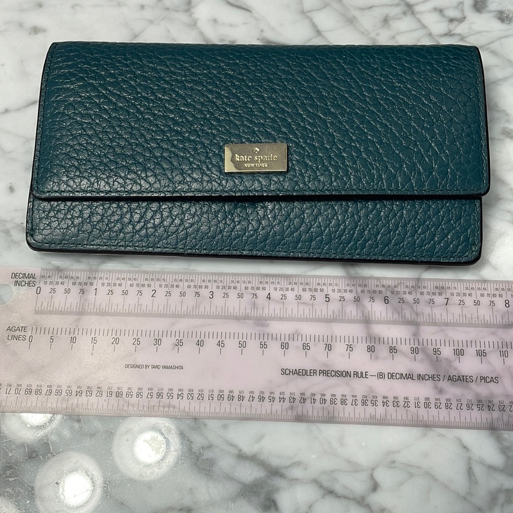 Teal Kate spade wallet